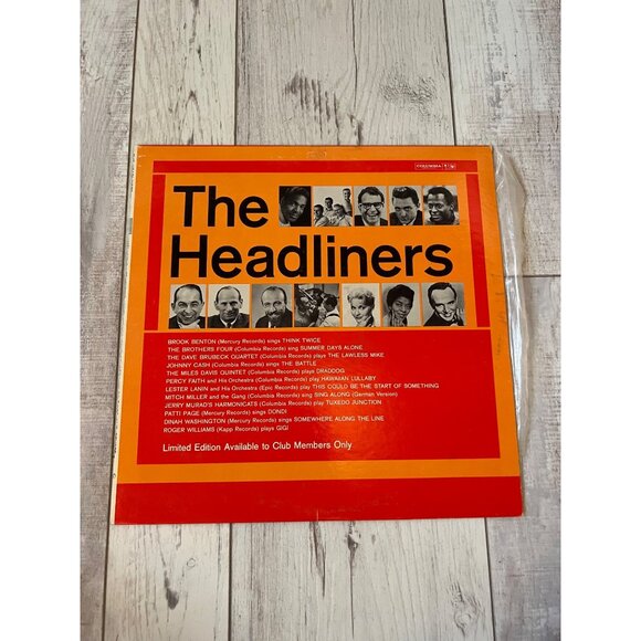 The Headliners Vol. 2 Vinyl Record GB - 9 Vintage Album - Picture 1 of 4